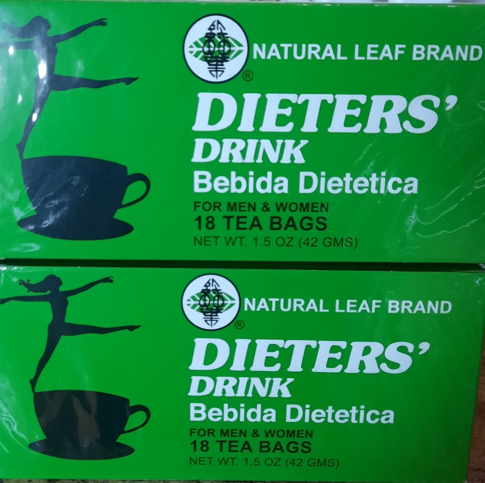 2 Boxes Dieters Tea, 100% Natural